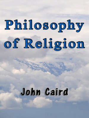 cover image of Philosophy of Religion